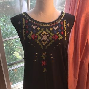 VINCE CAMUTO Plus Size Patterned Tank